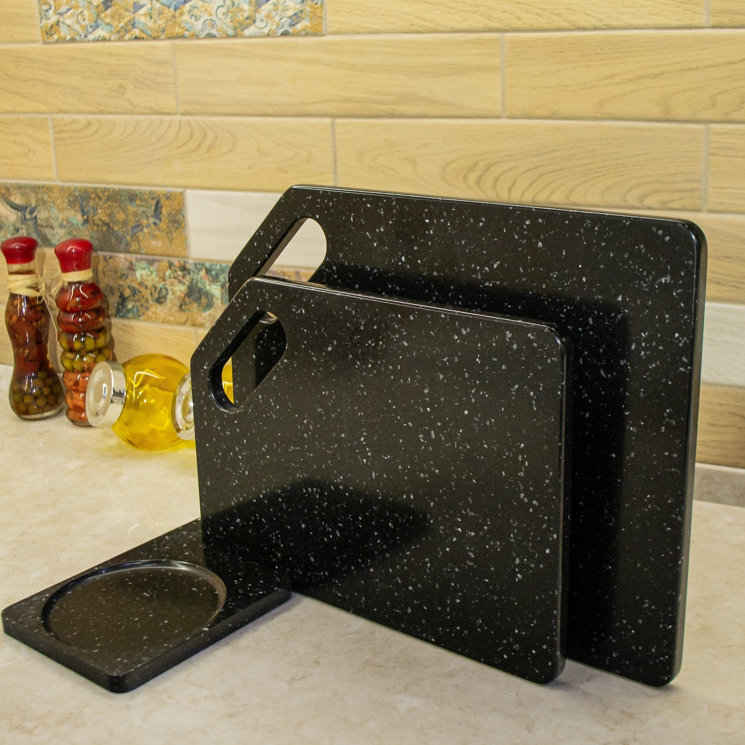 Набор каменных разделочных досок