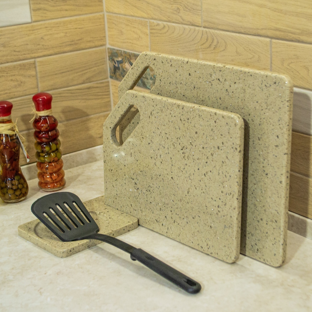 Набор каменных разделочных досок